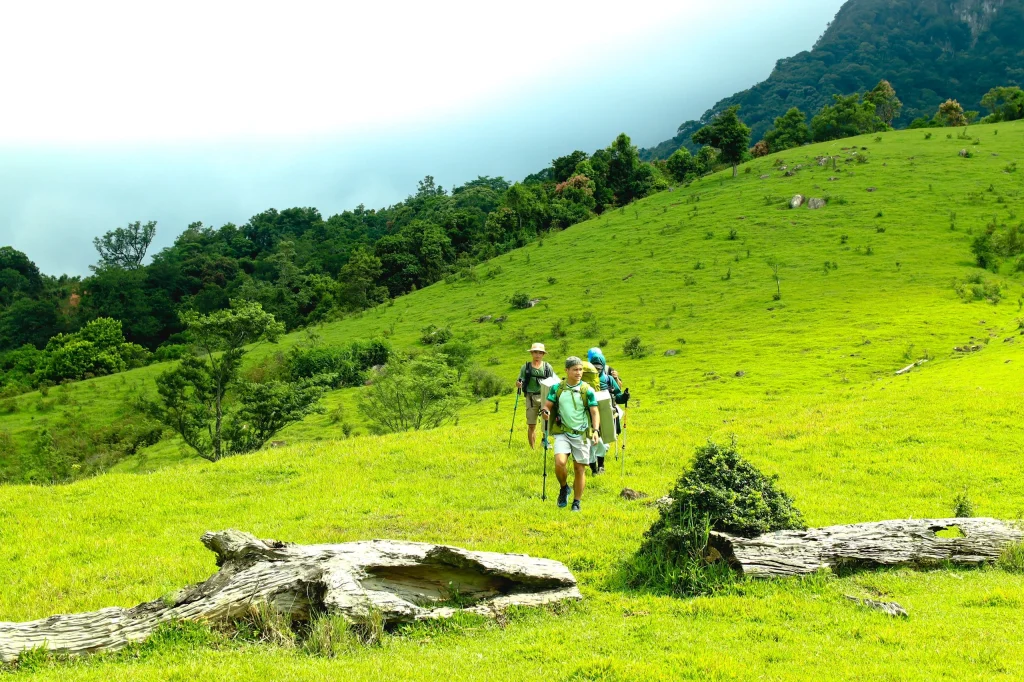Trekking Cánh đồng cỏ Xa Reng