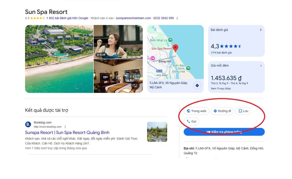 Gọi Hotline khách sạn để kiểm tra chương trình khuyến mãi nếu có